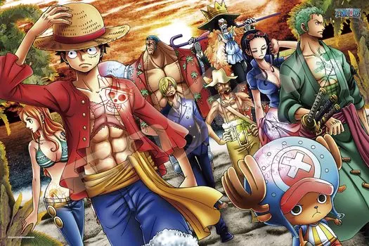 ENSKY ONE PIECE Landing 50 x 75 см Пазл 1000 деталей JIGSAW PUZZLE - Цветной - 1000-MG07