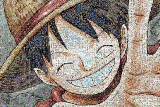ENSKY ONE PIECE Мозаичное искусство 50 x 75 см Пазл 1000 деталей JIGSAW PUZZLE [Луффи] 1000-583