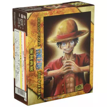 ENSKY One Piece Портрет Обезьяна Д.. Пазл Луффи 26 x 38 см, 300 элементов, JIGSAW PUZZLE 300-1378