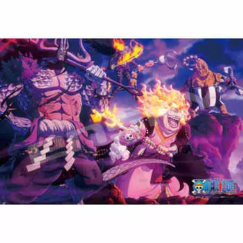 ENSKY One Piece Wano Country Final Battle 2 26 x 38 см Пазл 300 элементов JIGSAW PUZZLE 300-3064