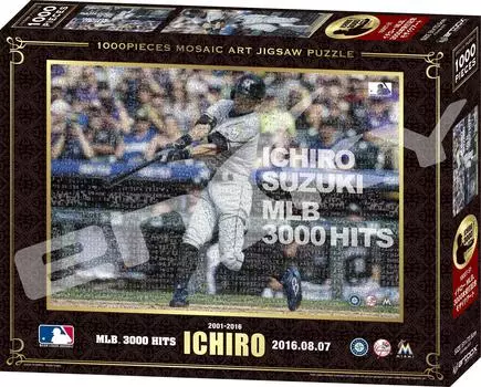 Ensky Пазл из 1000 деталей Ичиро MLB (TM) Памятная мозаика в честь 3000-го хита (51х73,5см) 1000Т-51