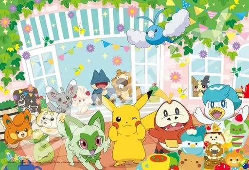 ENSKY Пазл Pokemon Cafe Party 26 x 38 см 108 больших деталей Пикачу 108-L791