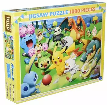 ENSKY play with Pokemon 51 x Jigsaw Puzzle 1000 Piece JIGSAW PUZZLE Let s Ball! Pass, Pass, Kick! 73.5cm 1000T-149