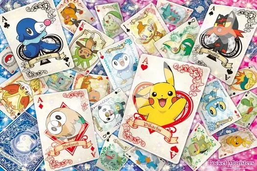 ENSKY Pocket Monsters Pokemon Playing Card Art 50 x 75 см Пазл 1000 элементов JIGSAW PUZZLE 1000-MG010