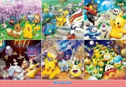 ENSKY Pokemon 365 дней 51 x пазл 1000 деталей JIGSAW PUZZLE 73.5 см 1000T-526