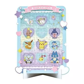 ENSKY Pokemon Heart Bubble 22 x Художественное украшение Бумажный пазл 108 деталей JIGSAW PUZZLE 28.4 см 108-DP04