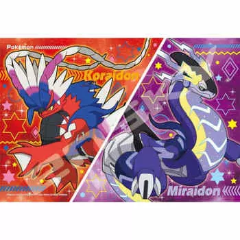 ENSKY Pokemon Koraidon & Miraidon 26 x 38cm Ghibli Jigsaw Puzzle 108 Large Piece JIGSAW PUZZLE 108-L783