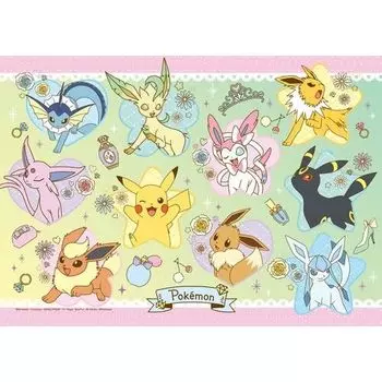 ENSKY Pokemon Pikachu & Eevee Friends 18,2 x 25,7 см Пазл 208 элементов JIGSAW PUZZLE 208-129