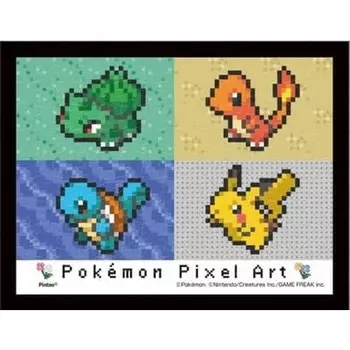 ENSKY Pokemon Pixel Art (Kanto) 7.6 x 10.2cm Mame Puzzle 150 Piece Jigsaw Puzzle MA-79