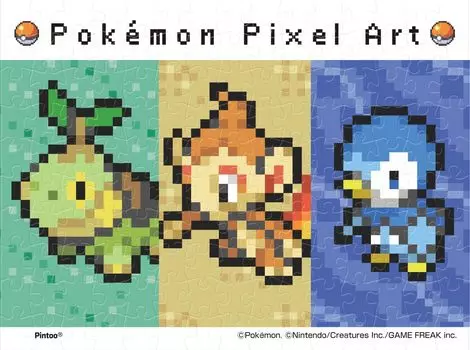 ENSKY Pokemon Pixel Art x Mame Puzzle 150 элементов пазл (Синнох) 7,6 10,2 см МА-80