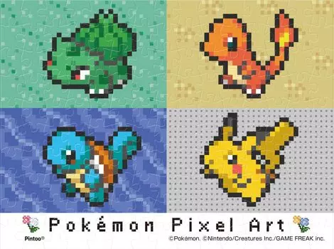 ENSKY Pokemon Pixel Art x Mame Puzzle 150 элементов пазл (Канто) 7,6 10,2 см МА-79