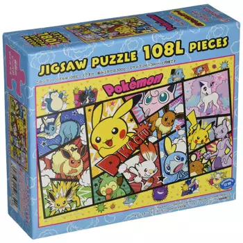 ENSKY Pokemon Pokemon Comic Art 26 x 38cm Ghibli Jigsaw Puzzle 108 Large Piece JIGSAW PUZZLE 108-L760