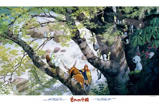 ENSKY Принцесса Мононоке Лес Кодама 50 x 75 см Пазл Ghibli 1000 элементов JIGSAW PUZZLE 1000-270