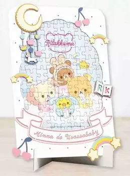 ENSKY Rilakkuma Кролик Малыш 22 x см Художественная Декорация Бумажный Пазл 108 Деталей ПАЗЛ 29.3 108-DP02