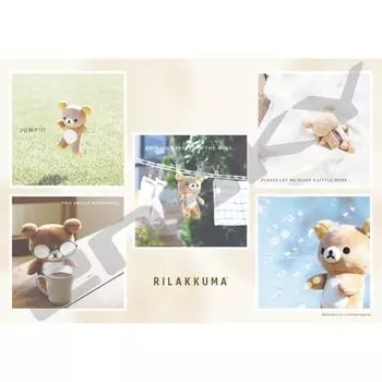 ENSKY Rilakkuma с Rilakkuma 51 x Пазл 1000 деталей JIGSAW PUZZLE #Living 73,5 см 1000T-517 белый