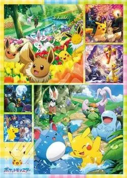 ENSKY Series Everyday Pokemon 38 x 53cm Jigsaw Puzzle 500 Pieces JIGSAW PUZZLE Monogatari Happy! 500-713