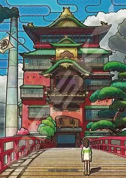 ENSKY Spirited Away Aburaya x Ghibli Art Crystal Jigsaw Puzzle 208 Piece ART CRYSTAL JIGSAW 18.2 25.7cm 208-AC59