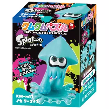 ENSKY Splatoon Squid бирюзовый 6 см Кумкум пазл 3D пазл 10 деталей KM-113