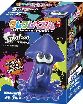ENSKY Splatoon Squid Blue 6 см Кумкум Пазл 3D Пазл 10 Элементов KM-110