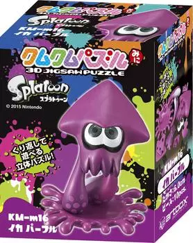 ENSKY Splatoon Squid Purple 6 см Кумкум Пазл 3D Пазл 10 деталей KM-112