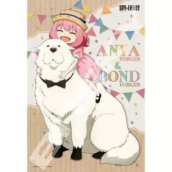 ENSKY SPYFAMILY Я люблю Бонда Бонда и Аню 26 x 38 см Пазл 300 деталей JIGSAW PUZZLE 300-3025