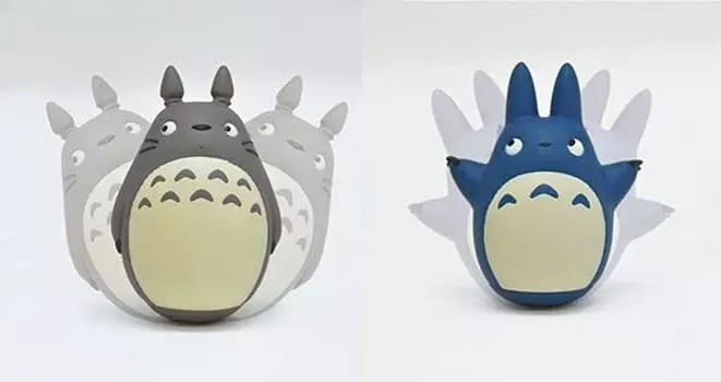 Ensky Studio Ghibli YR-11 Мой сосед Тоторо Веселая тряска Пролив Большой Тоторо и Средний Тоторо Приблизительно. 70-77 мм Изготовлен из АБС-пластика