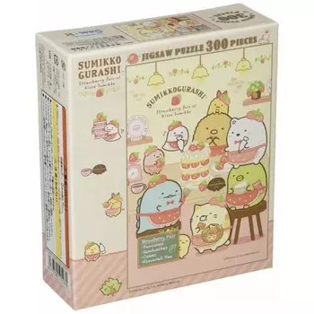 ENSKY Sumikkogurashi Cafe Sumikko Strawberry Fair 26 x 38 см пазл 300 элементов JIGSAW PUZZLE 300-1583