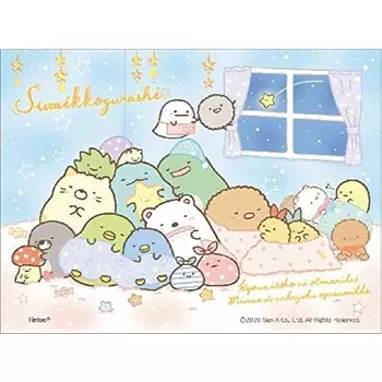 ENSKY Sumikkogurashi Fun Sleep Party 7,6 x 10,2 см Mame Puzzle Clear 150 Piece Jigsaw Puzzle MA-C07