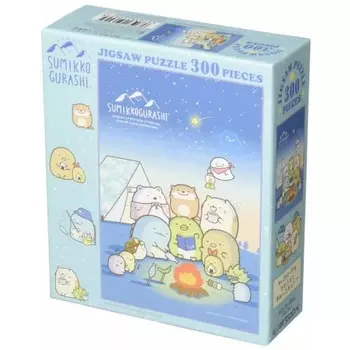 ENSKY Sumikkogurashi Otter and Sumikko Camp 26 x 38cm Jigsaw Puzzle 300 Pieces JIGSAW PUZZLE 300-1716