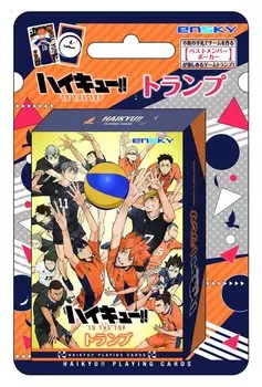 ENSKY TO THE TOP Игральные карты Размер карты 58 x 89 мм 475826 Haikyu!!