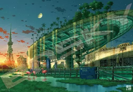 Ensky Tokyo Fantasy Jigsaw Puzzle 1000 Piece 21 [Oasis Fantasy] 1000T-189