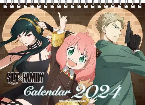 Ensky TV Anime 2024 Desk Calendar “SPYFAMILY” CL-013