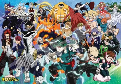 ENSKY TV Anime Hero Hero Student Pro Hero 51 x Jigsaw Puzzle 1000 Pieces JIGSAW PUZZLE My Academia & 73.5cm 1000T-351