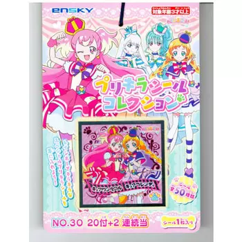 Ensky Wonderful PreCure! Коллекция печатей Пурикира, приблизительная. Бумага 52 x 52 мм