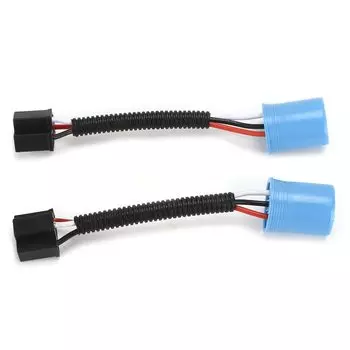 Entatial 9007 Male to H4 / 9003 Female Conversion Connector Headlamp Wire Harness PVC