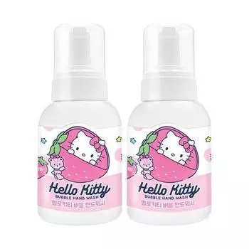 Envoy Vision Hello Kitty Bubble Hand Wash Strawberry, 300 мл, 2 шт., популярный персонаж в Корее
