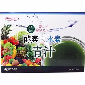 Enzyme x hydrogen green juice 3g x 25 packets