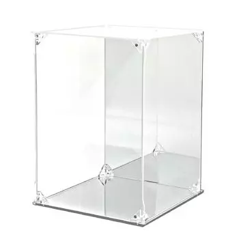 EOMMOE Фигурка Шкаф Дверь Витрина Коллекции Акриловый Ящик Коллекция Шкаф Зеркало Ширина 25 x Глубина 25 x Высота 35 см [Магнитная спецификация] [УФ