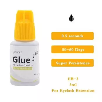 EONBEAUT Клей для наращивания ресниц водостойкий клей 5 мл 0,5 секунды