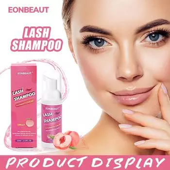 Eonbeaut Lash Шампунь-мусс 60 мл Принадлежности для наращивания накладных ресниц Насос для чистки клея