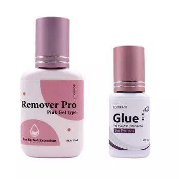 EONBEAUT Товары для наращивания ресниц Розовый гель для удаления Pro EB-12 Инструменты для нанесения клея Натуральные ресницы 5 мл Жидкость для очистки ресниц Lava Lash Инструменты для макияжа