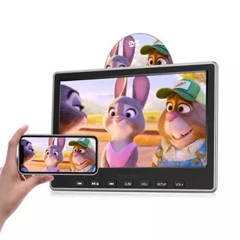 Eonon Подголовник Заднее сиденье автомобиля DVD DVD Inch DVD Может воспроизводить возобновление HDMI Может смотреть HD Card Совместимый монитор, монитор, монитор, слотового типа, встроенный