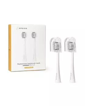 Epeios Electric Sonic Replacement Brush 2 Sonic Replacement Brush для электрической компактной сменной щетки EPA2008 Toothbrush, Toothbrush, Head,