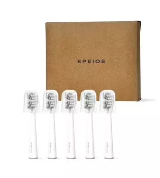 Epeios Electric Sonic Replacement Brush 5 Sonic Replacement Brush для электрической обычной сменной щетки для зубной щетки EPA2009, зубная щетка, головки, белый