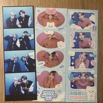 Epex Baekseung Unofficial Goods Four Cut Photocard