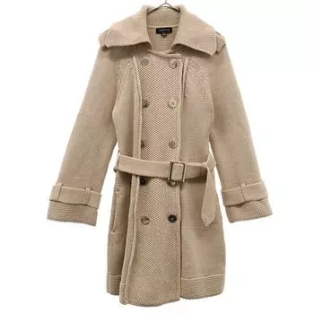 EPOCA knit trench coat 40 beige Women Used