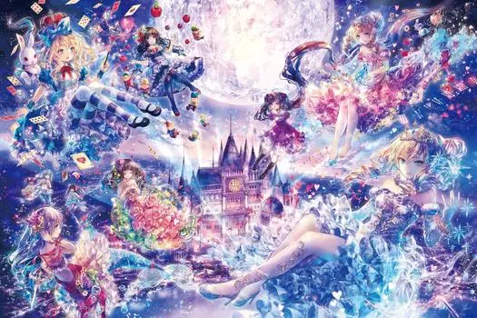 EPOCH 1000 Piece Jigsaw Puzzle IllustrationArt Fantastic ArtOnineko Princess Story (50 x 75cm) 12-047 Comes with glue, spatula included, score ticket