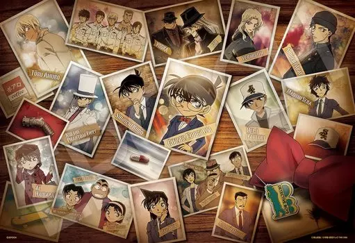 EPOCH 1053 Super Small Piece Jigsaw Puzzle Detective Conan Tabletop Evidence Photo x Glue Included Spatula Included Score Ticket EPOCH (26 38cm)