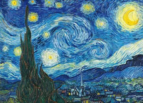 Пазл-головоломка Epoch 2000 Piece Puzzle Super Master EX Starry Night Super Small Piece (38х53см)