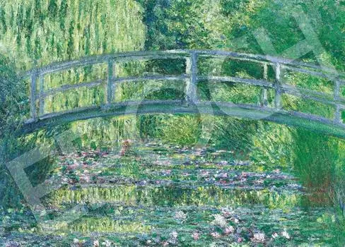 EPOCH 2000 Piece Jigsaw Puzzle Water Lily Super Small Piece with Glue and Spatula with Score Ticket EPOCH (38x53cm) 54-231